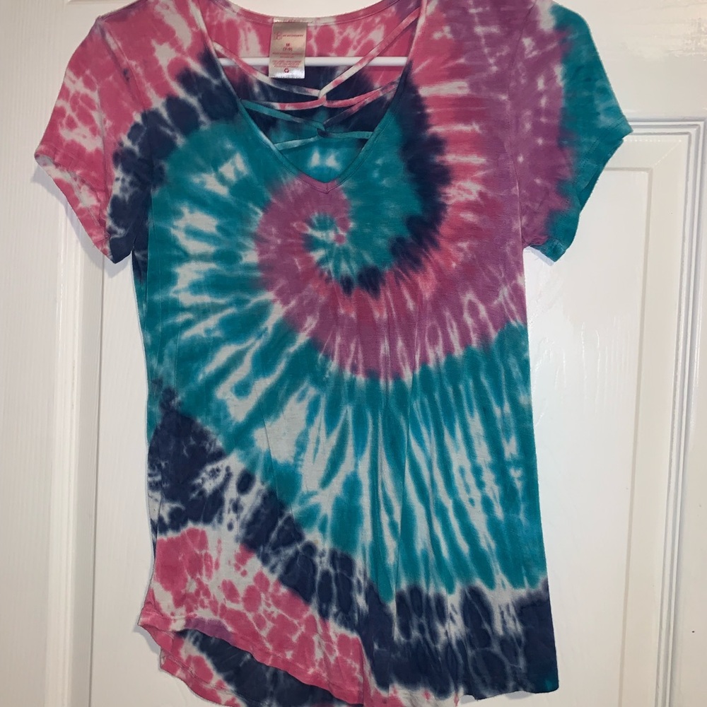 NoBo tye dye top